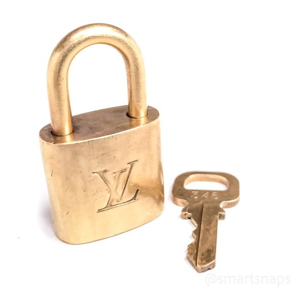 Authentic Louis Vuitton Key and Lock #346